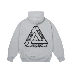 BARBED TRI-FERG HOOD GREY MARL