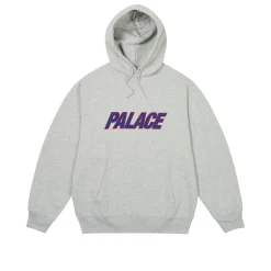 DUO LOGO HOOD GREY MARL