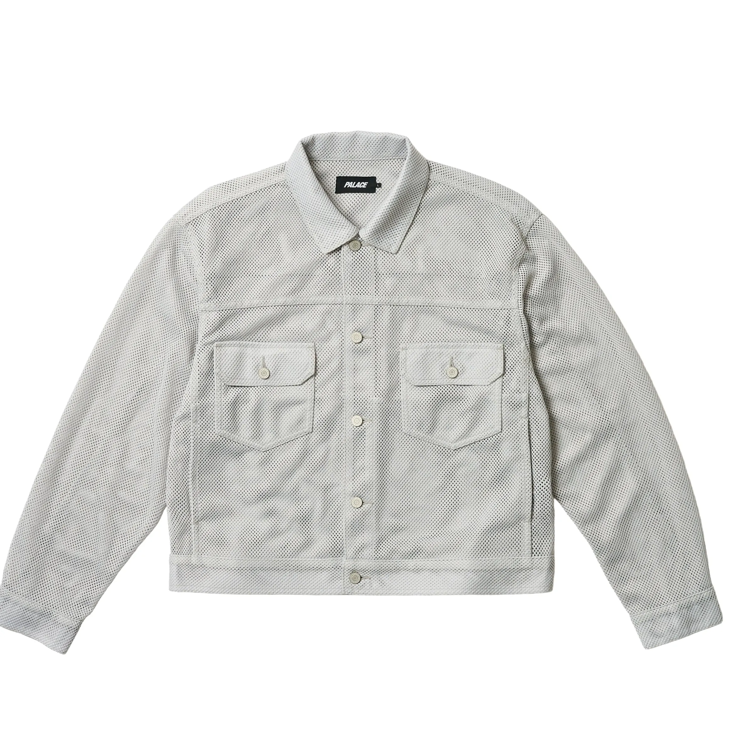MESH TRUCKER JACKET CONCRETE GREY
