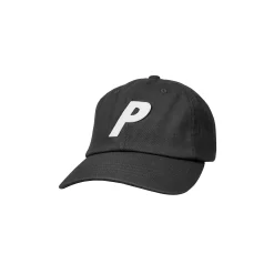 P 6-PANEL BLACK