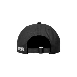 P 6-PANEL BLACK