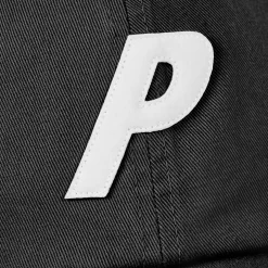 P 6-PANEL BLACK