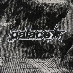 P STAR BUCKET HAT BLACK DENIM
