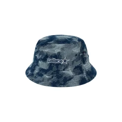 P STAR BUCKET HAT STONEWASH DENIM