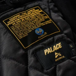 PALACE AVIREX JACKET BLACK