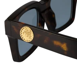 PALACE CUTLER AND GROSS MERCURY SQUARE SUNGLASSES HAVANA