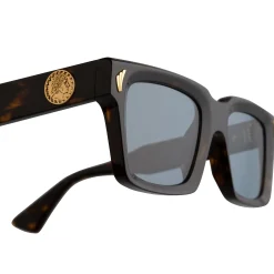 PALACE CUTLER AND GROSS MERCURY SQUARE SUNGLASSES HAVANA