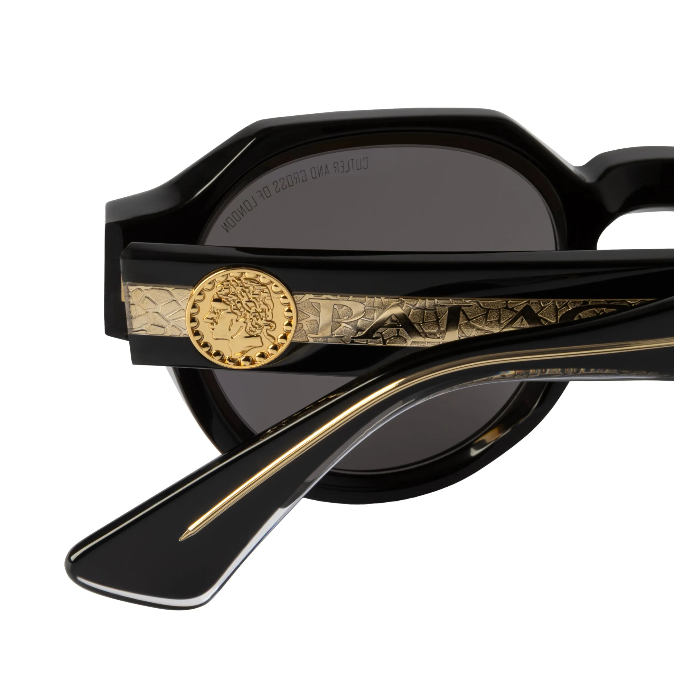 PALACE CUTLER AND GROSS VICTORY ROUND SUNGLASSES BLACK