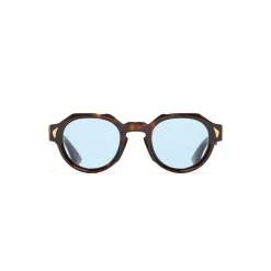 PALACE CUTLER AND GROSS VICTORY ROUND SUNGLASSES HAVANA