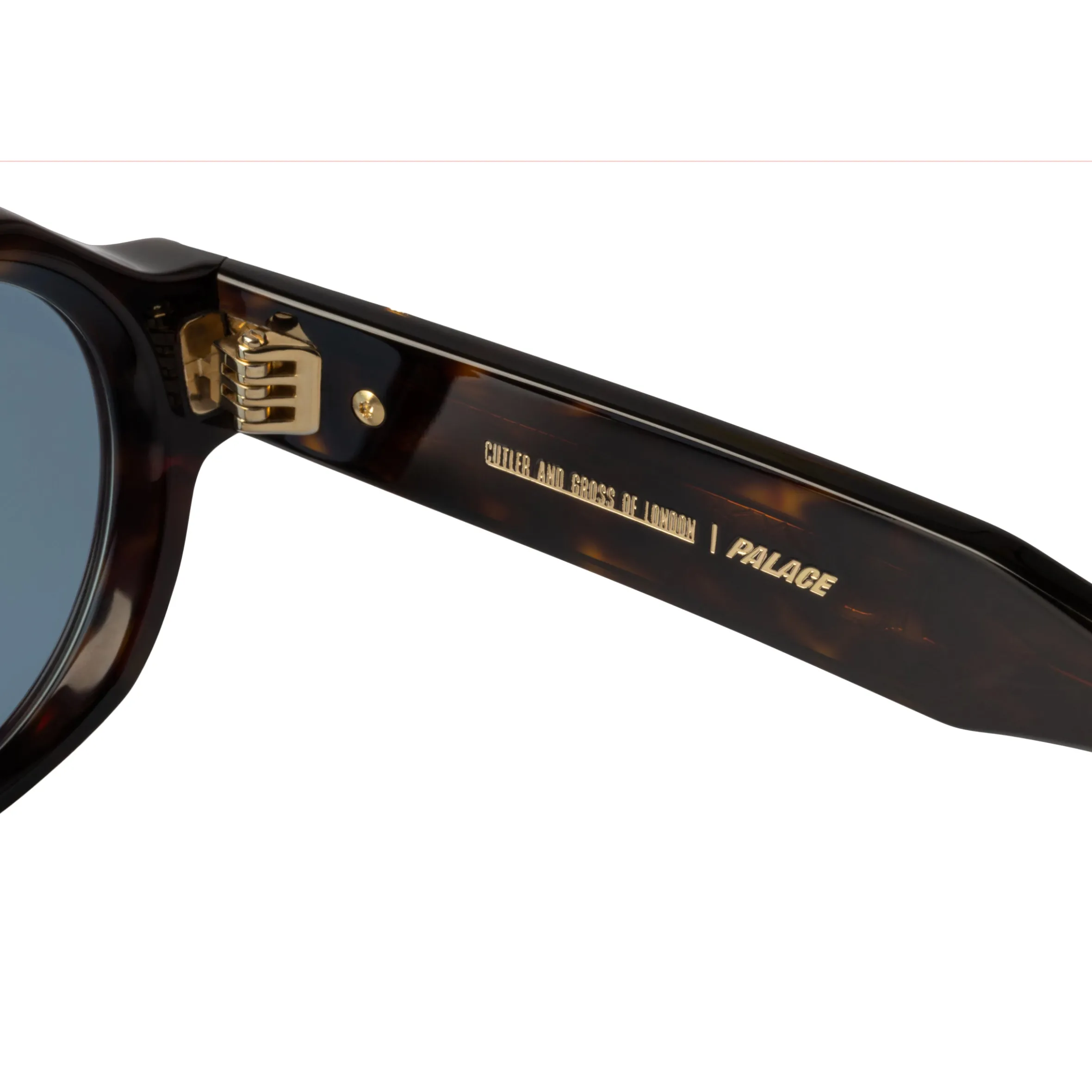 PALACE CUTLER AND GROSS VICTORY ROUND SUNGLASSES HAVANA