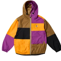 PALACE K-WAY LE VRAI 4.0 CLAUDE PACKABLE JACKET MULTI / PURPLE / ORANGE