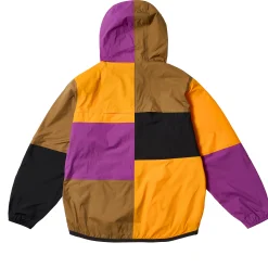PALACE K-WAY LE VRAI 4.0 CLAUDE PACKABLE JACKET MULTI / PURPLE / ORANGE