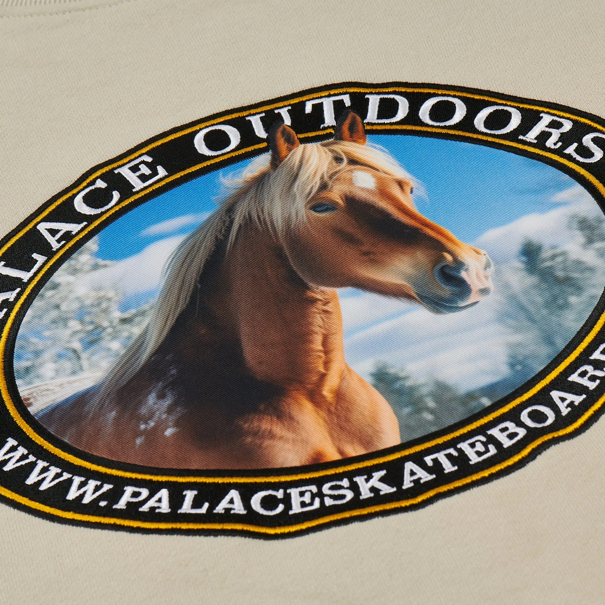 PALACE OUTDOORS CREW STONEY GREY