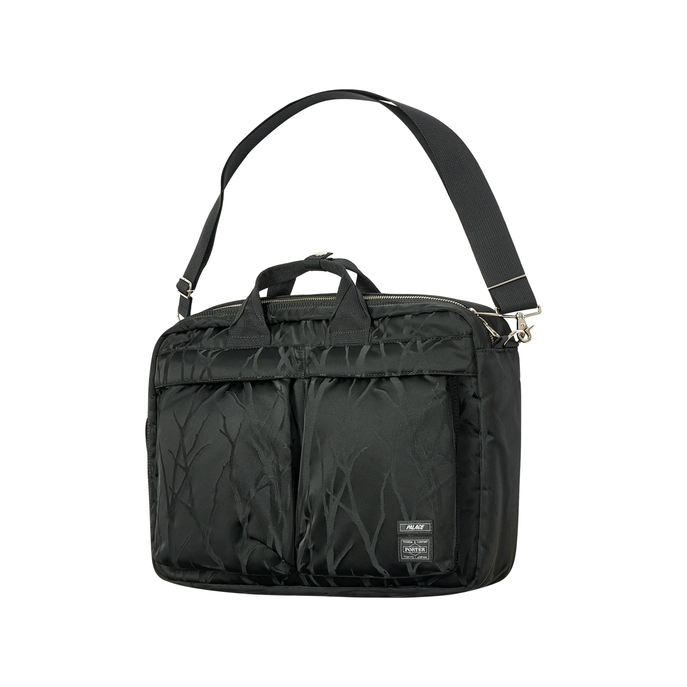 PALACE PORTER 3 WAY BRIEFCASE BLACK / JACQUARD
