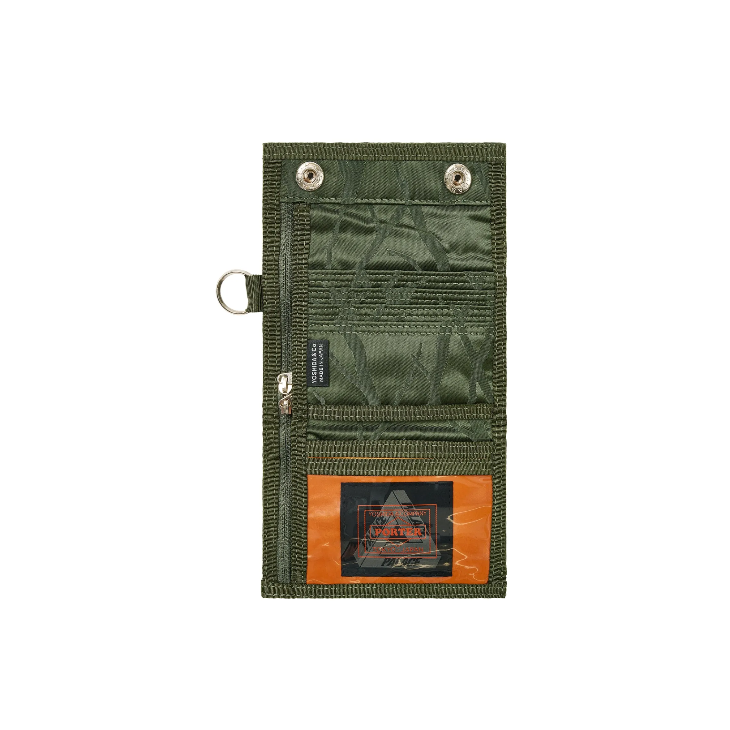 PALACE PORTER WALLET OLIVE / JACQUARD