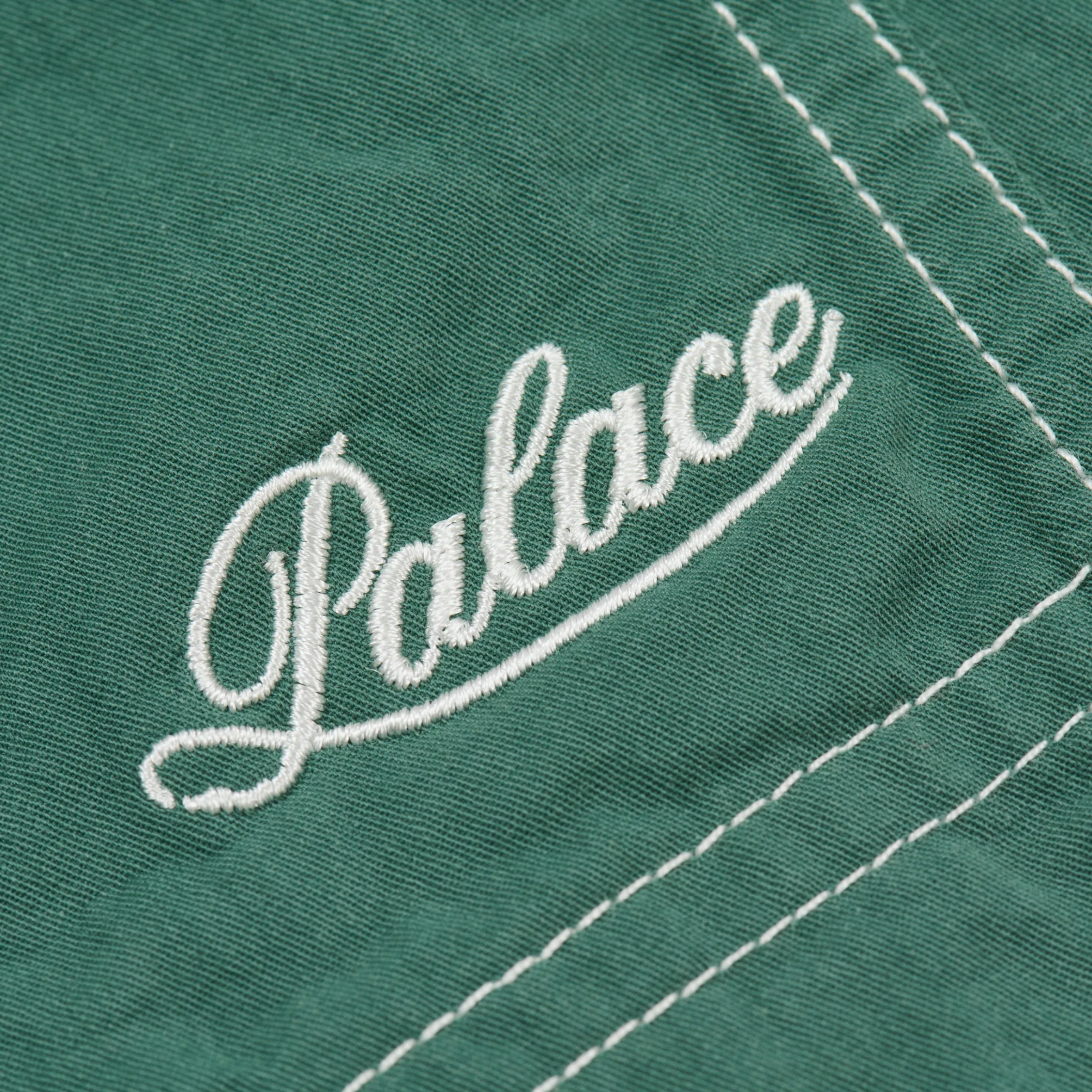 RINSED SHORT GREEN