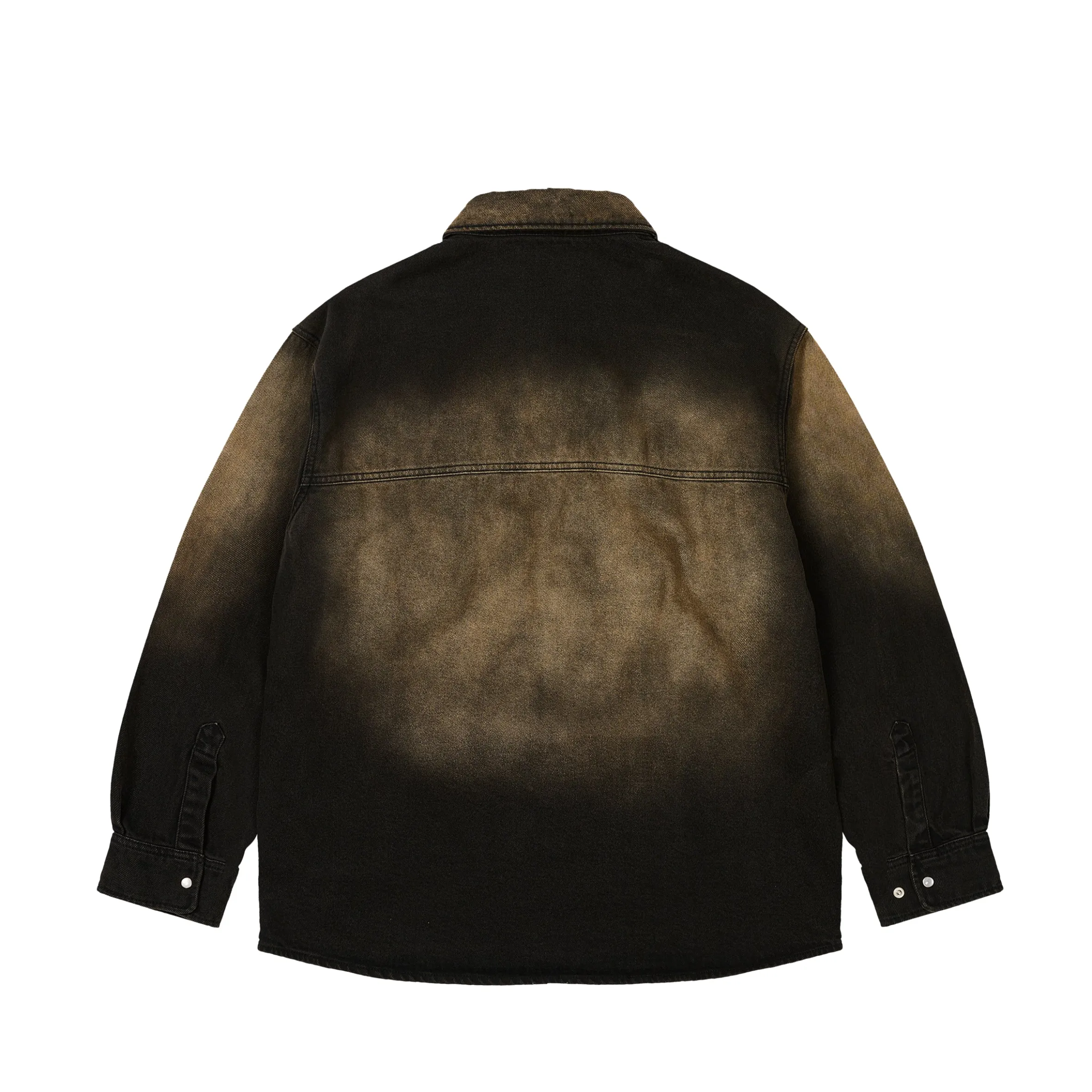 SCRIPTY DENIM SHIRT SAND WASH BLACK