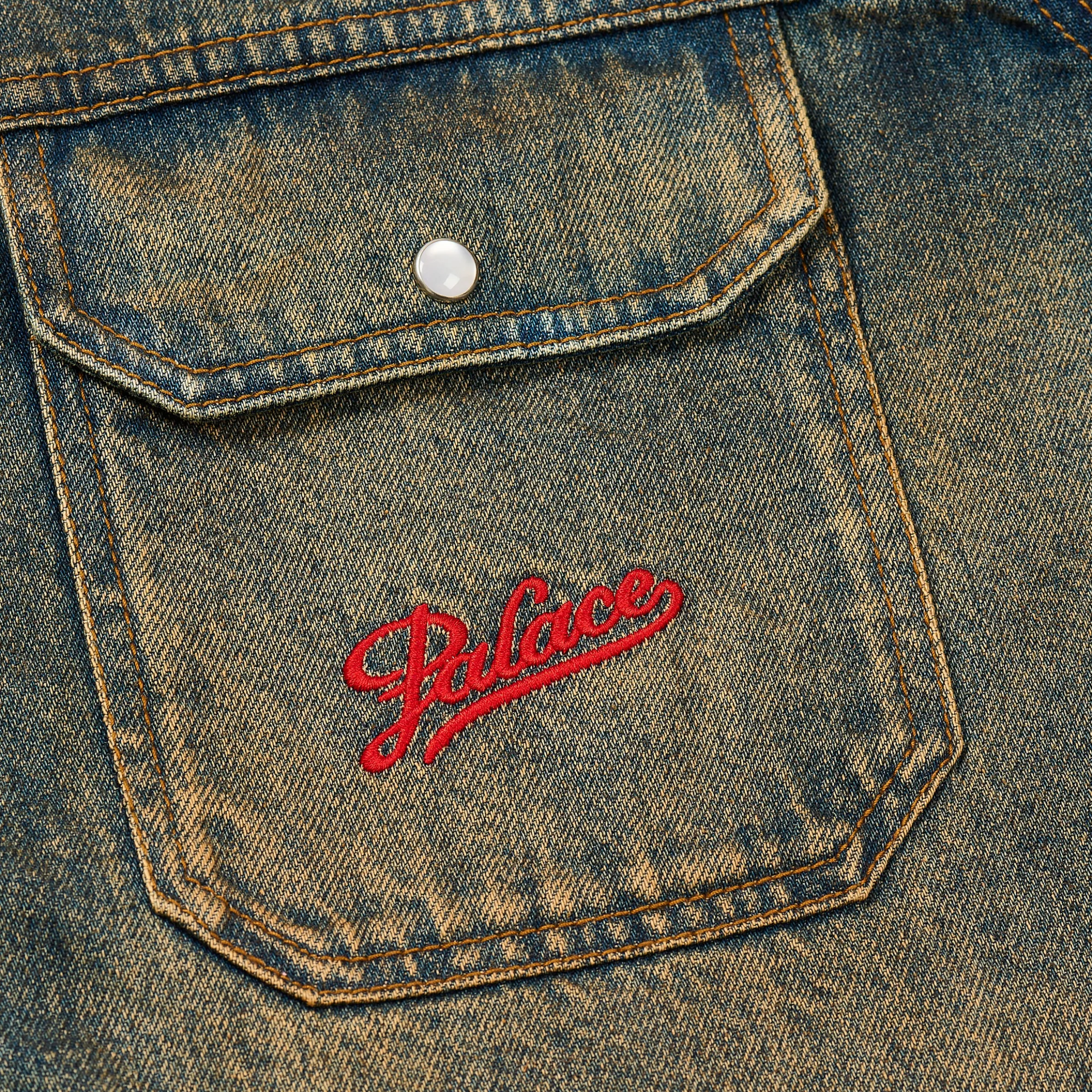 SCRIPTY DENIM SHIRT SAND WASH INDIGO