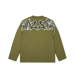 SKETCHY LONE WOLF LONGSLEEVE THE DEEP GREEN
