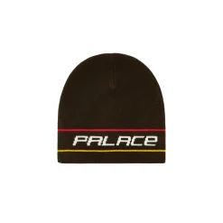 STRIPE NEIN CUFF BEANIE BROWN