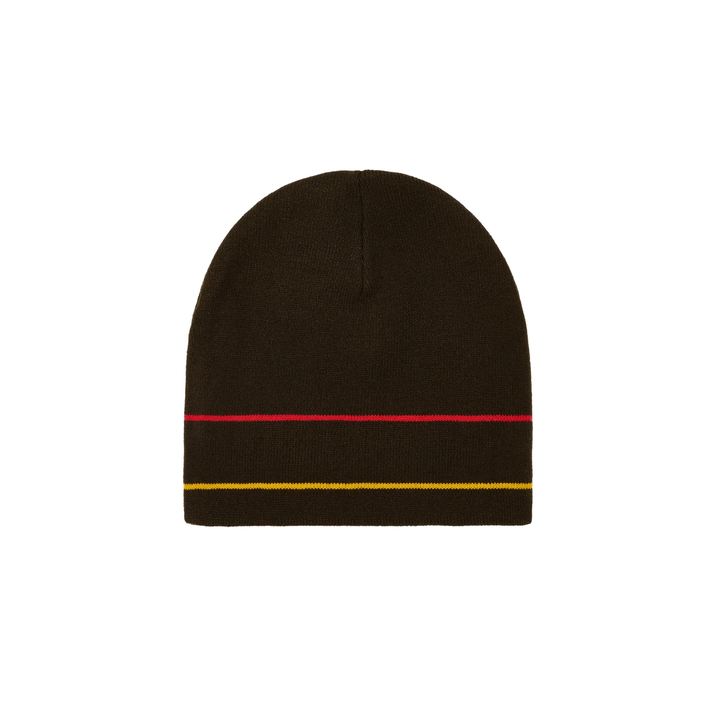 STRIPE NEIN CUFF BEANIE BROWN