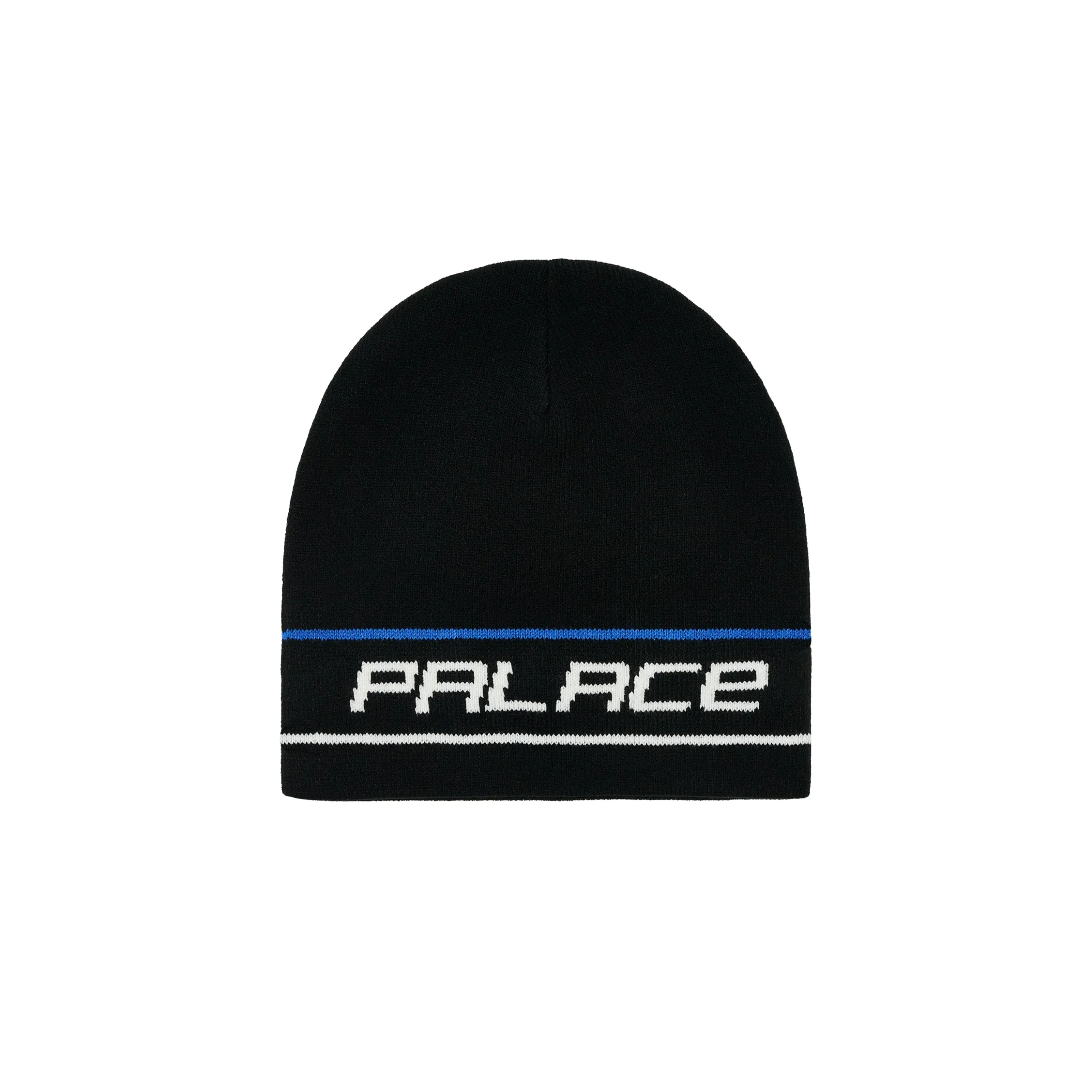 STRIPE NEIN CUFF BEANIE BLACK