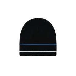 STRIPE NEIN CUFF BEANIE BLACK