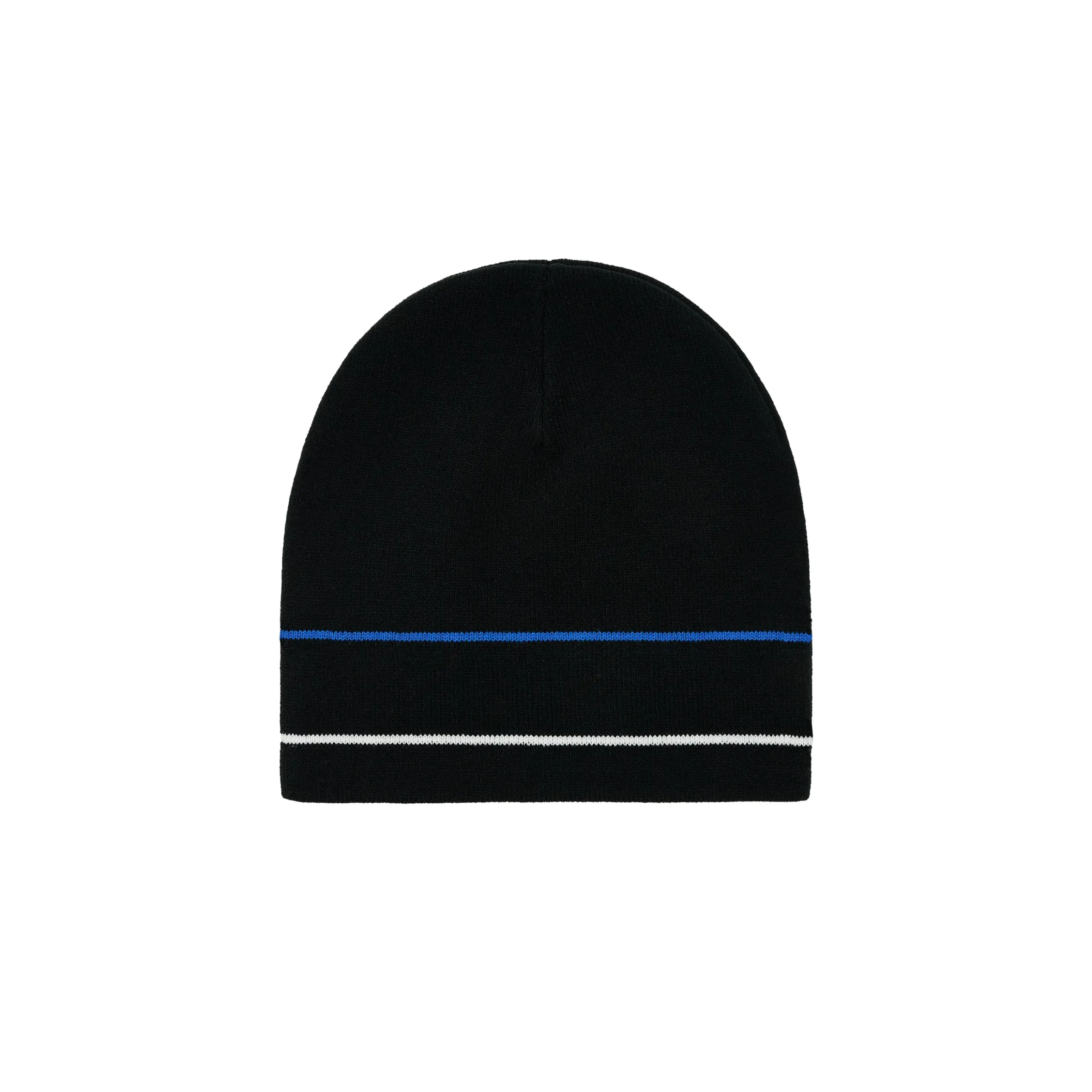 STRIPE NEIN CUFF BEANIE BLACK