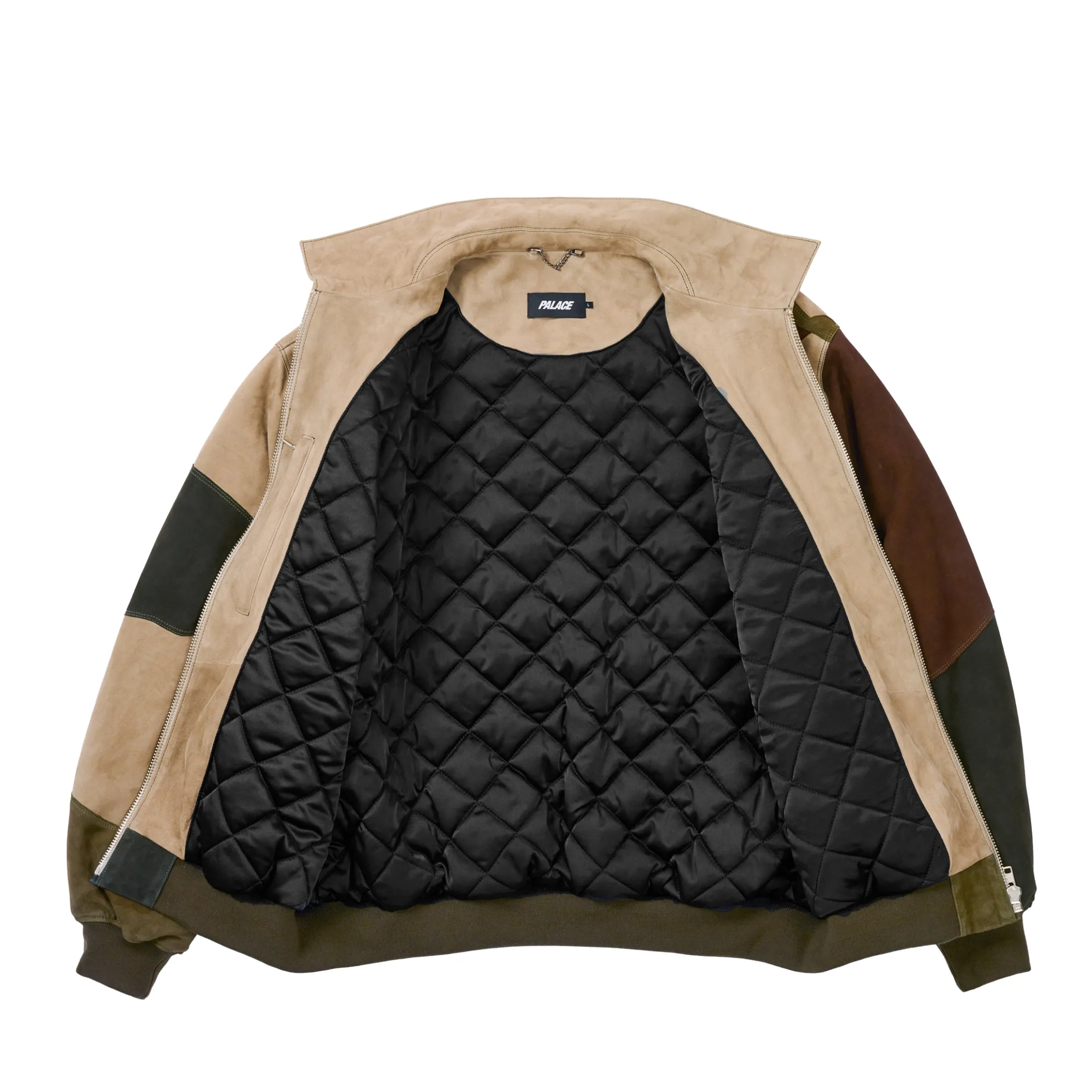 SUEDE APPLIQUE CAMO JACKET WOODLAND CAMO
