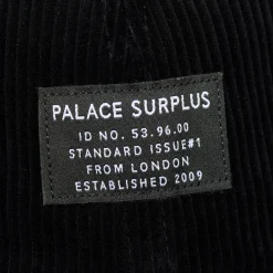 SURPLUS CORDUROY PAL HAT BLACK