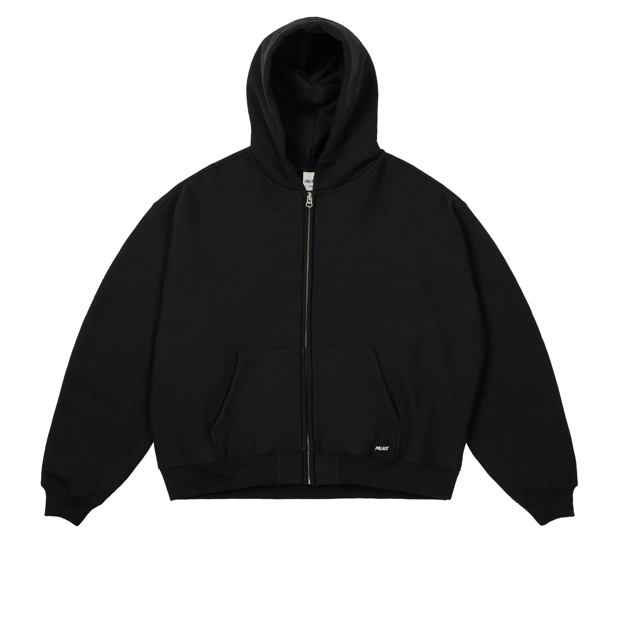 UNISEX ZIP HOOD BLACK
