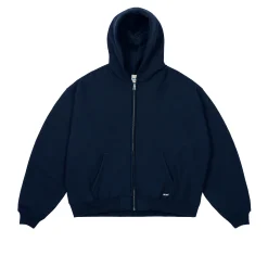 UNISEX ZIP HOOD NAVY
