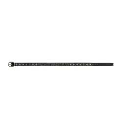 WAIST MAN STUDDED BELT BLACK / SILVER