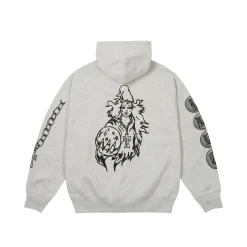 WIZARD SLEEVES HOOD GREY MARL