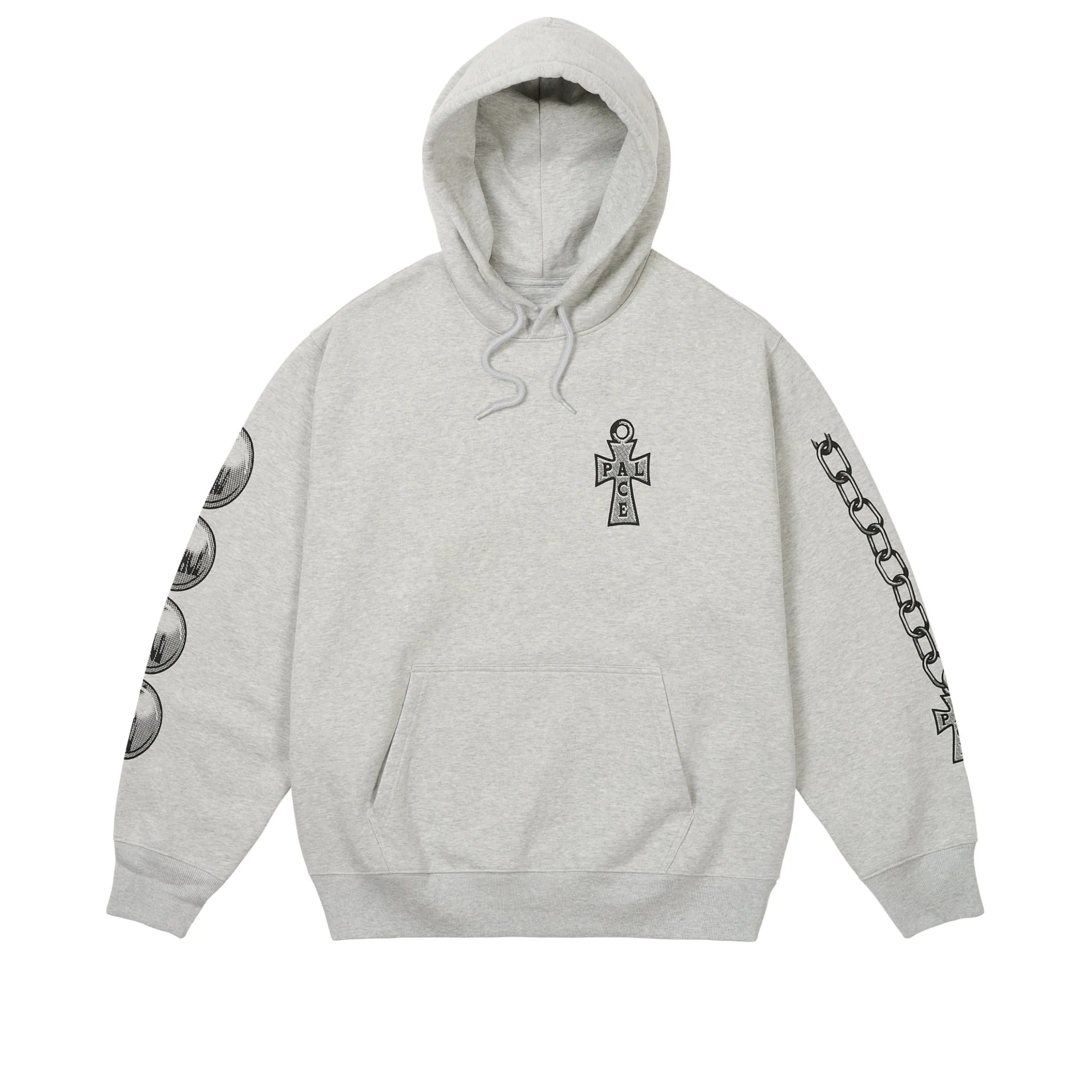 WIZARD SLEEVES HOOD GREY MARL